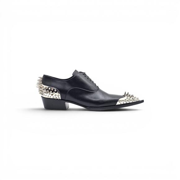 Christian Louboutin Cheliviss Meteor Leather Oxford Shoes EU 41.5 US 8.5 - $2695 main image 6